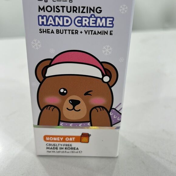 LIMITED EDITION The Creme Shop Moisturizing Hand Creme Honey Oat 1.69 oz - Picture 3 of 4